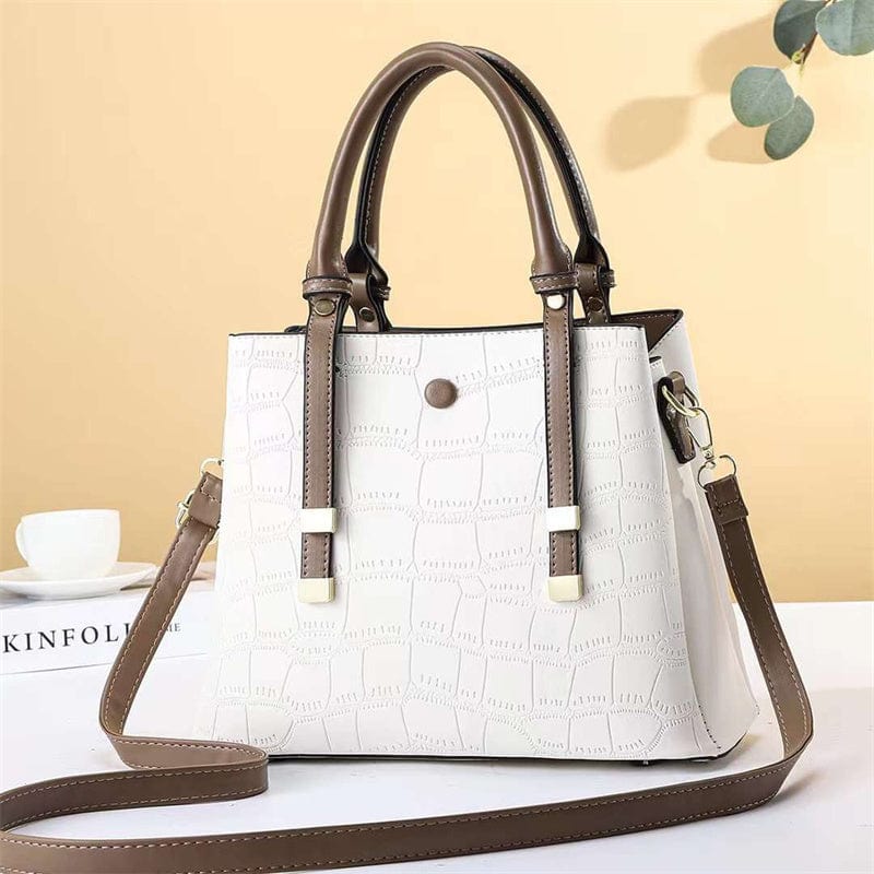L / White stone pattern high quality party messenger bag large capacity luxury ladies shoulder bag fashion wholesale handbags