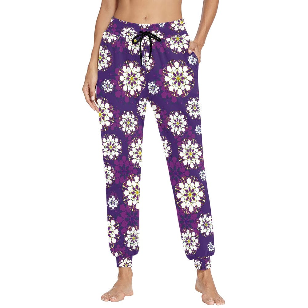 L / YSFF1204F90 Women's Sports Pants Mandala Fashion Bohemian Loose Pant Men Women Casual Hippy Trousers Baggy Aladdin Harem Pant Dropshipping