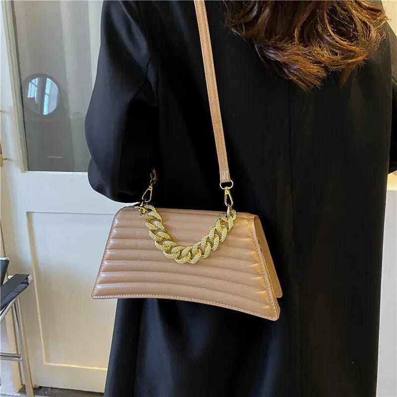 L537 Vintage Designer Handbags Purse Women Shoulder Crossbody Bags 2022 New Fashion Chain Totes Pleated Lady's Messenger Bag