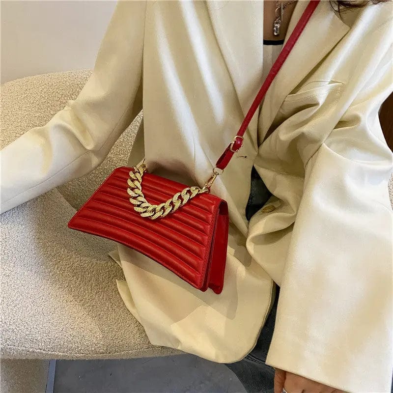 L537 Vintage Designer Handbags Purse Women Shoulder Crossbody Bags 2022 New Fashion Chain Totes Pleated Lady's Messenger Bag