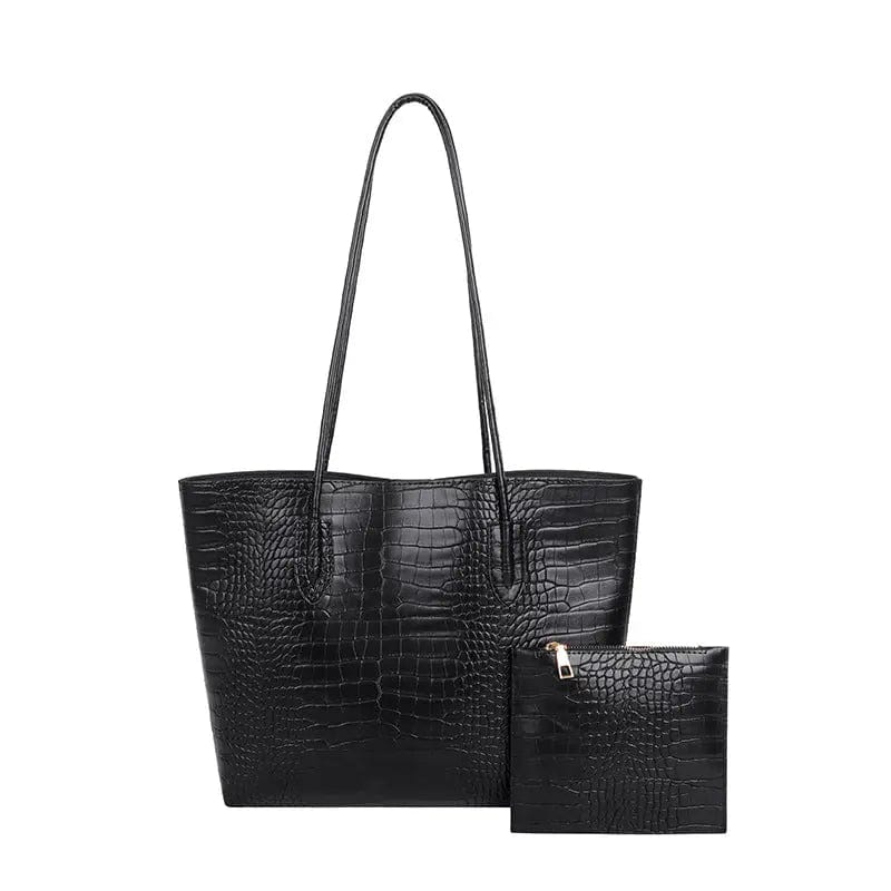 L573 Women Style Handbags new Trendy Fashion Handbags, PU Crocodile Pattern Tote Bags, Women's Shoulder Bags Purses and Handbag