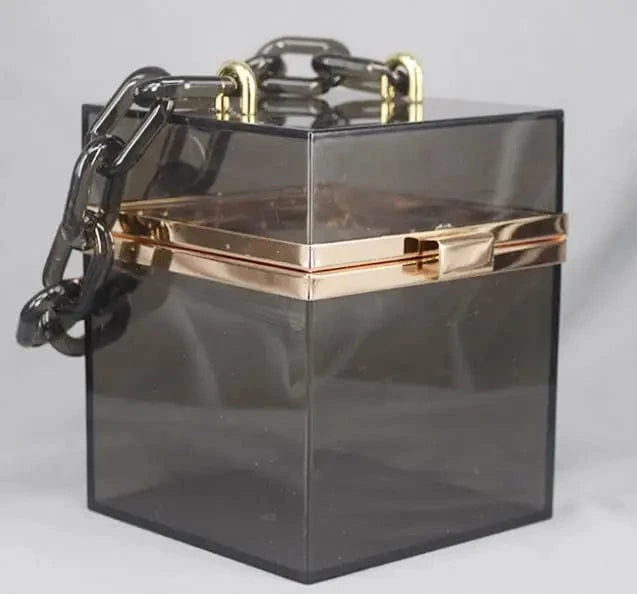 Ladies acrylic clutch evening bag  Acrylic Clutches and Purses  fashion luxury designer Hand bag for party