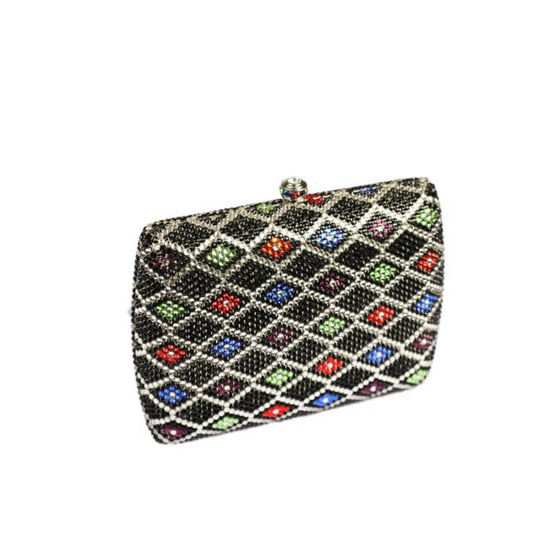 Ladies Crystal Party Clutch Purses for Woman Stone Beaded Handbags Wedding Flower Diamond Wedding Clutch Evening Bags