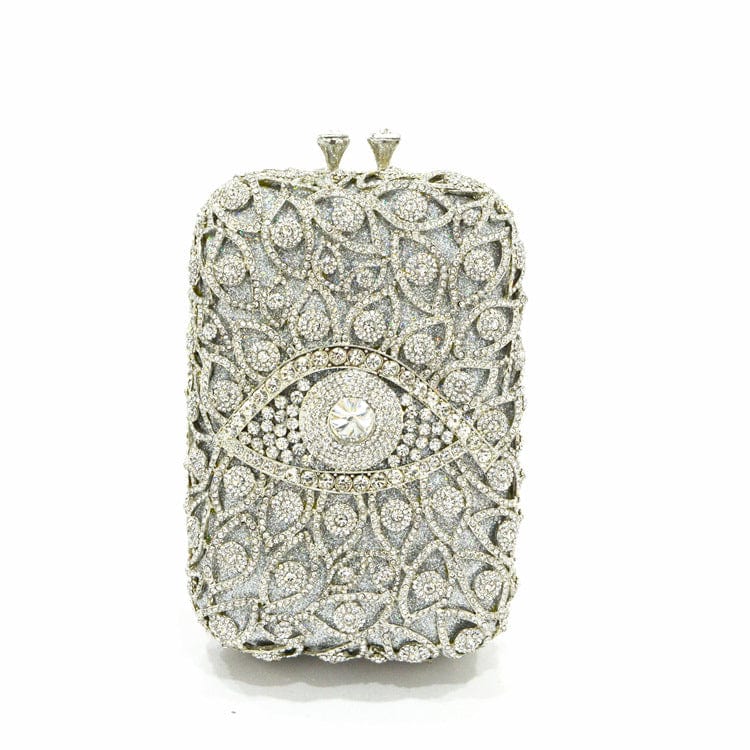 Ladies Party Purses And Handbags Women Luxury Diamond Evening Bag And Clutches Evil Eye Glitter Rhinestone Crystal Clutch Bags