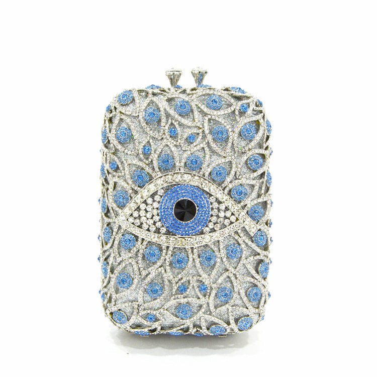 Ladies Party Purses And Handbags Women Luxury Diamond Evening Bag And Clutches Evil Eye Glitter Rhinestone Crystal Clutch Bags