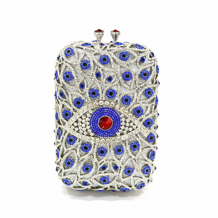 Ladies Party Purses And Handbags Women Luxury Diamond Evening Bag And Clutches Evil Eye Glitter Rhinestone Crystal Clutch Bags