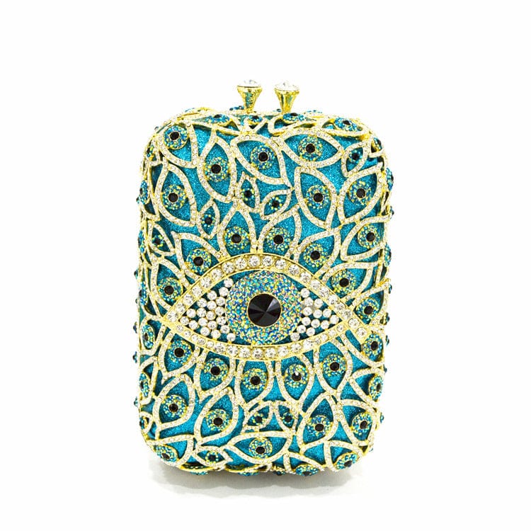 Ladies Party Purses And Handbags Women Luxury Diamond Evening Bag And Clutches Evil Eye Glitter Rhinestone Crystal Clutch Bags