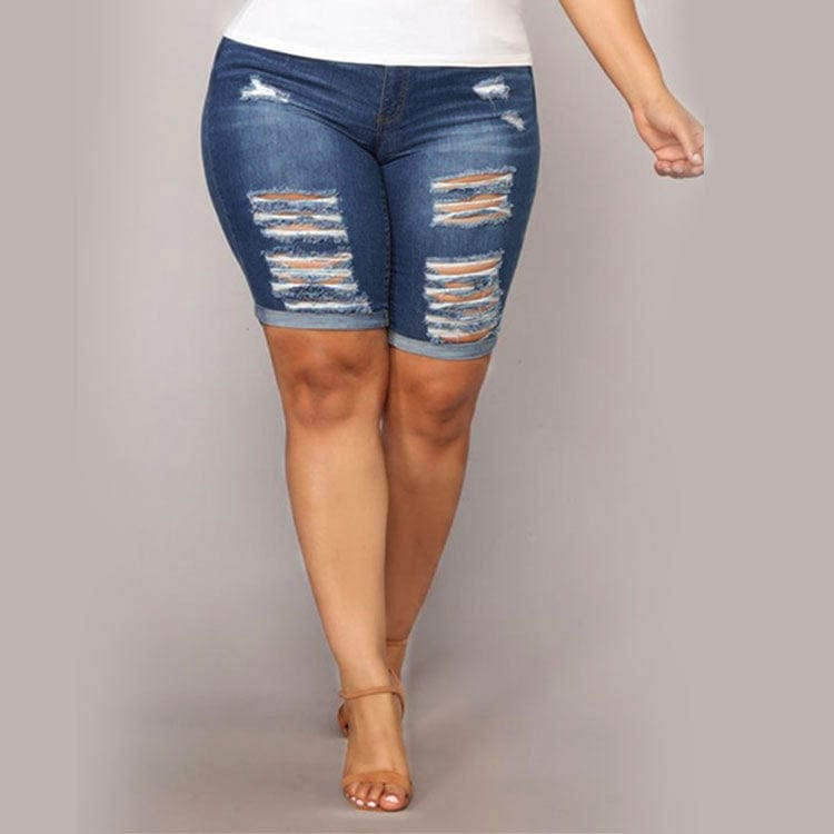 Ladies Shorts Mom Clothing Plus Size 2022 Women'S Jeans