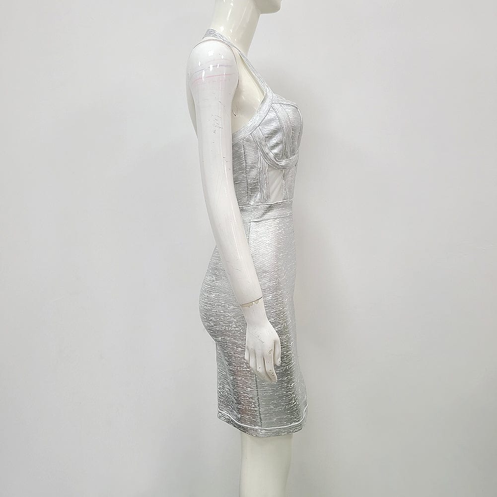 Ladies Sleeveless Sexy Rayon Bandage Fashion Cocktail Birthday Celebrity Evening Party Bodycon Dress