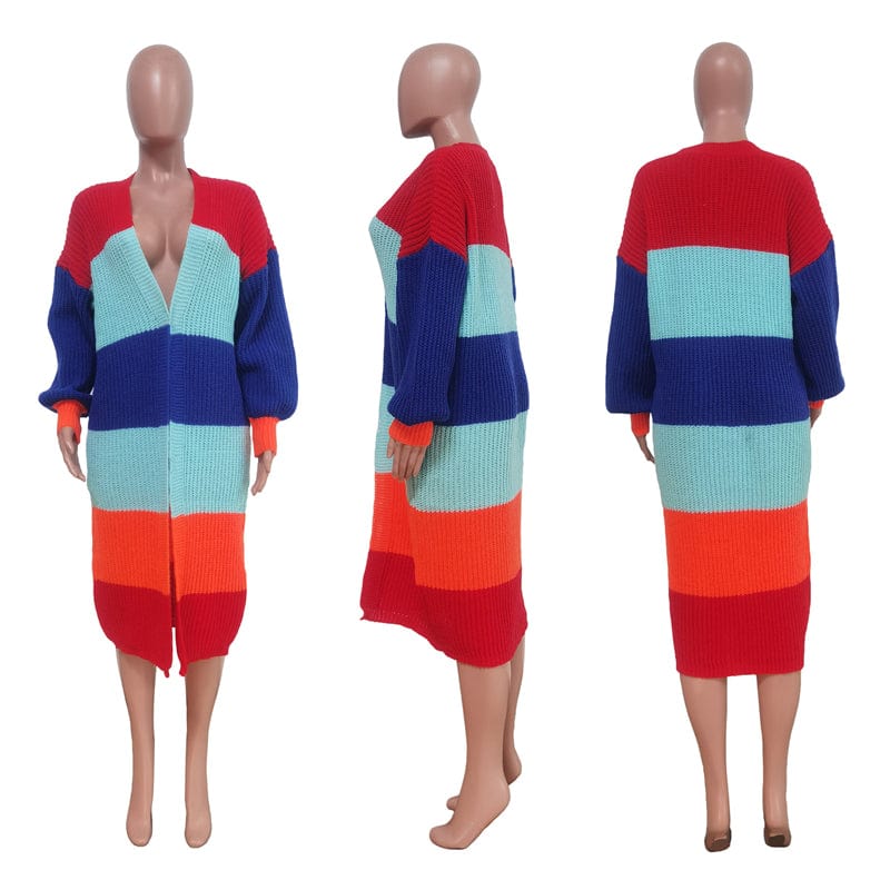 ladies winter hot sale casual knit women cotton oversized sweater jacket long cardigan sweater women korean coat for women