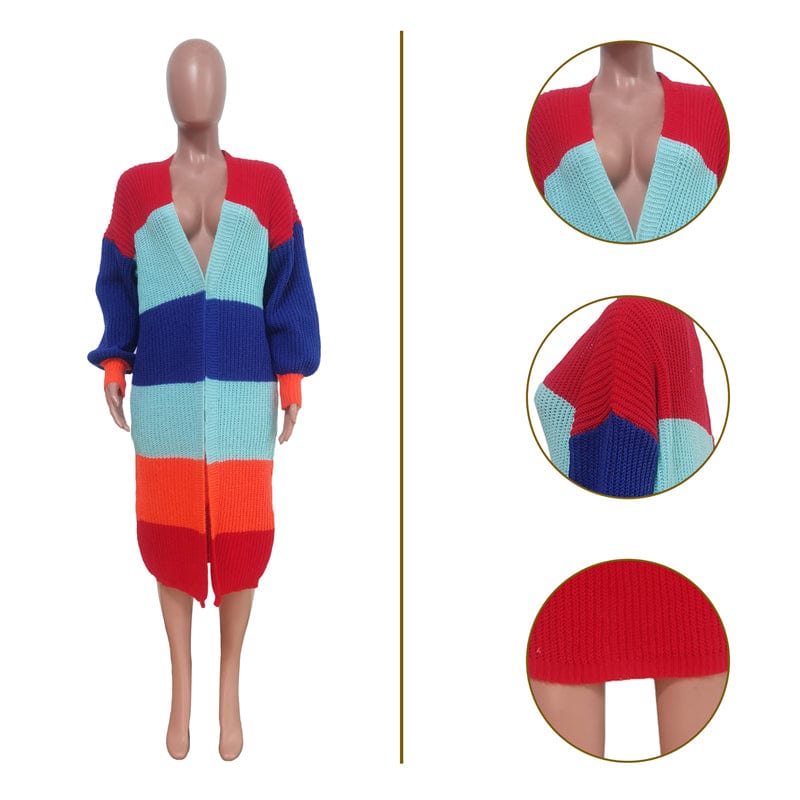 ladies winter hot sale casual knit women cotton oversized sweater jacket long cardigan sweater women korean coat for women