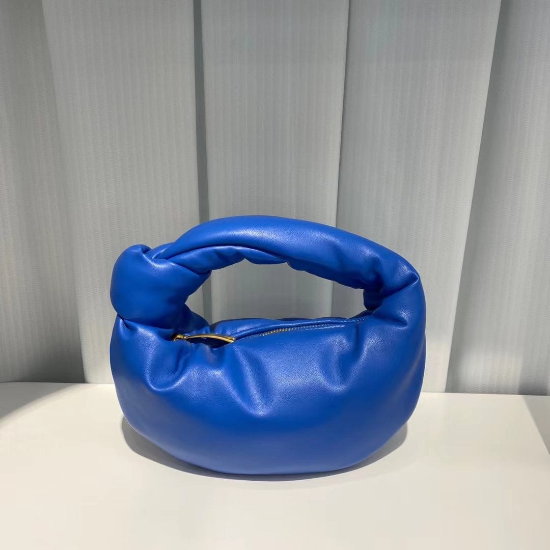 Lady GENUINE LEATHER PURSE ELEGANT handbag KNOT LEATHER PURSE