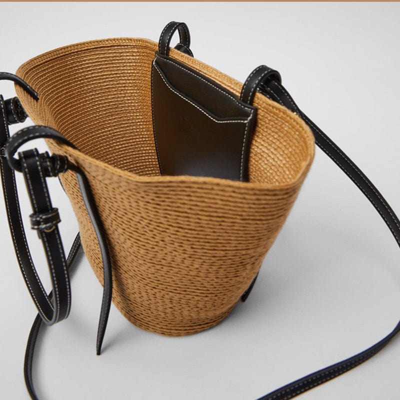 Large Capacity Casual Handmade Ladies Women's Hand Tote Bag Summer Holiday Vocation Basket Handbags