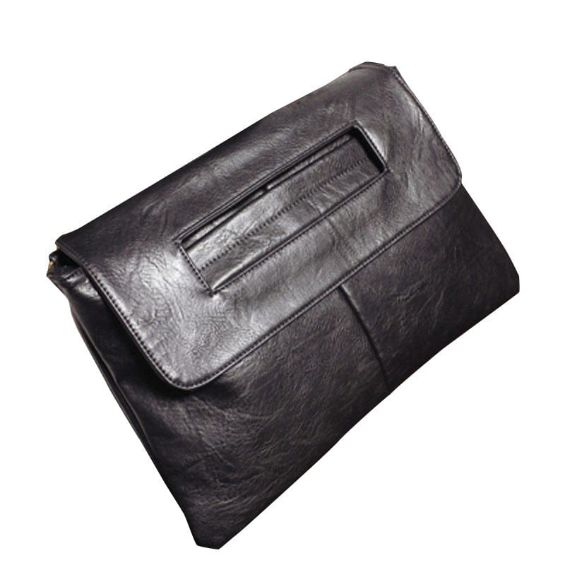 Large capacity office and business storage file bag fashion portable pad bags classic vintage crossbody bag