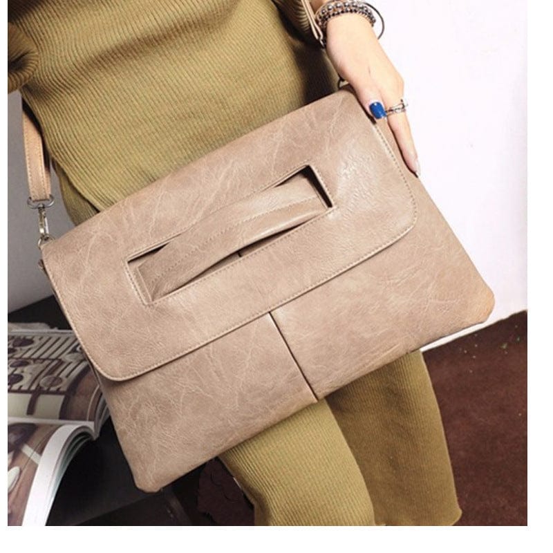 Large capacity office and business storage file bag fashion portable pad bags classic vintage crossbody bag