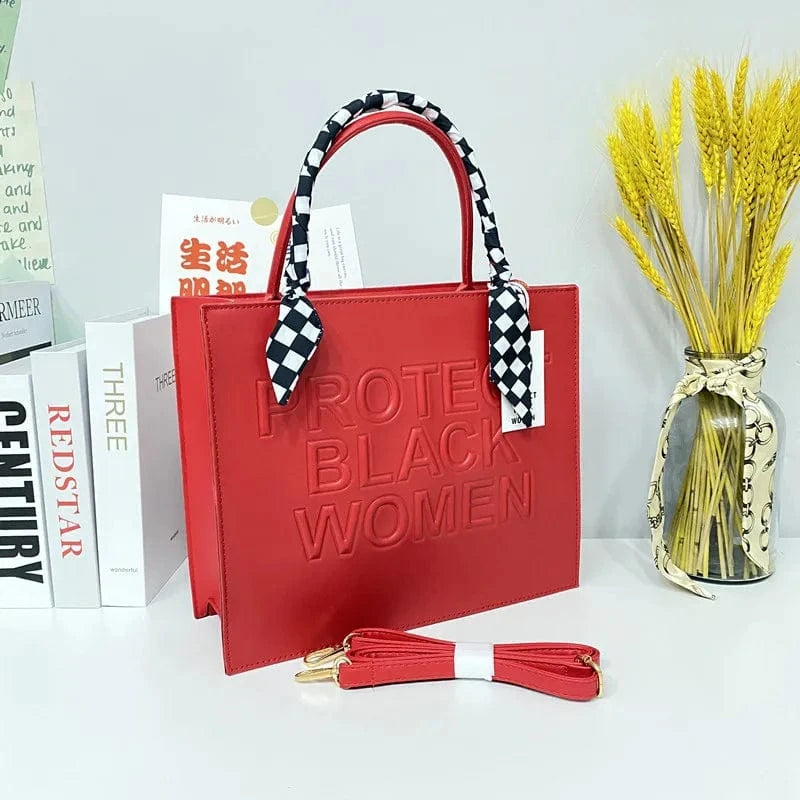 Large Letters Embossed Protect Black Women Flap Handbags Candy Color Women 2022 Shoulder Purses Designer PU Handbags for Women