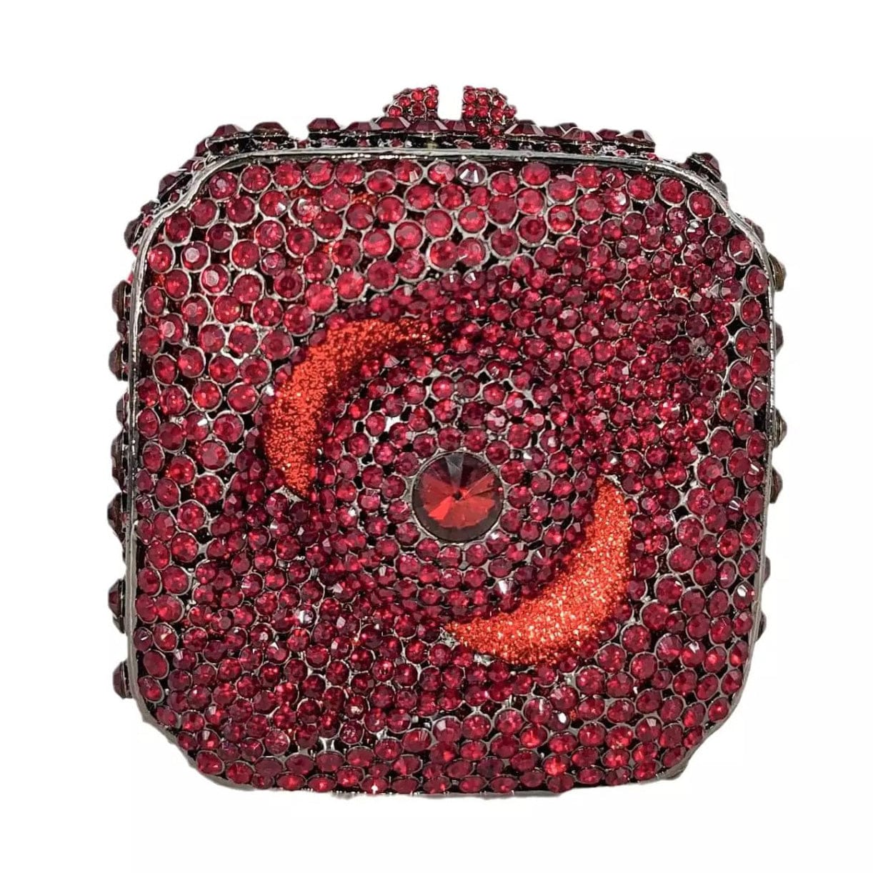 Latest african ladies bridal gold occasion handmade crystal rhinestone clutch purse bag for weeding party