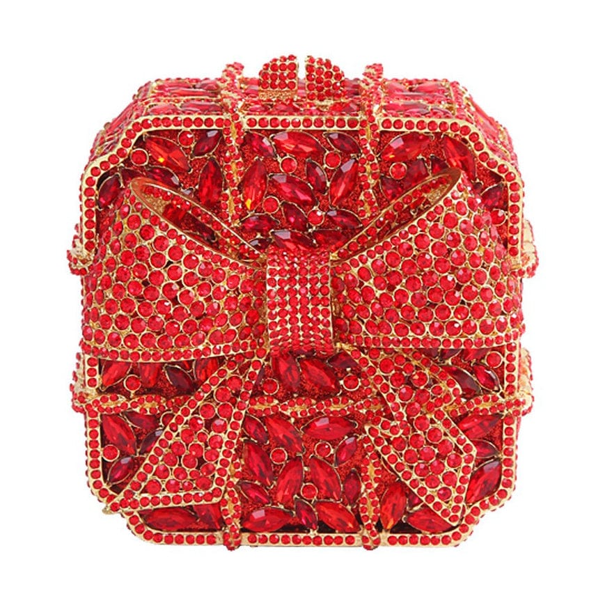 Latest african ladies bridal gold occasion handmade crystal rhinestone clutch purse bag for weeding party