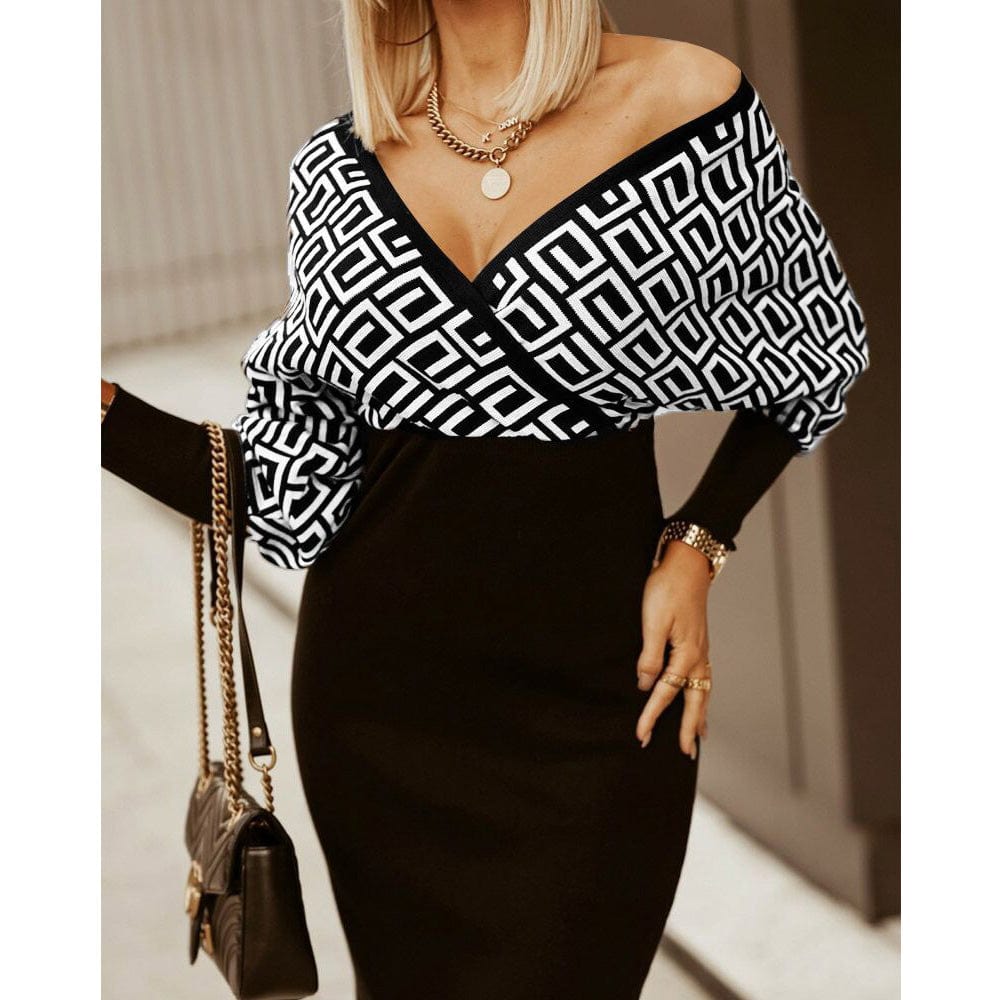 Latest Lady Office Career Dress Elegant Party Business Work Wear Ol Women Office Dresses