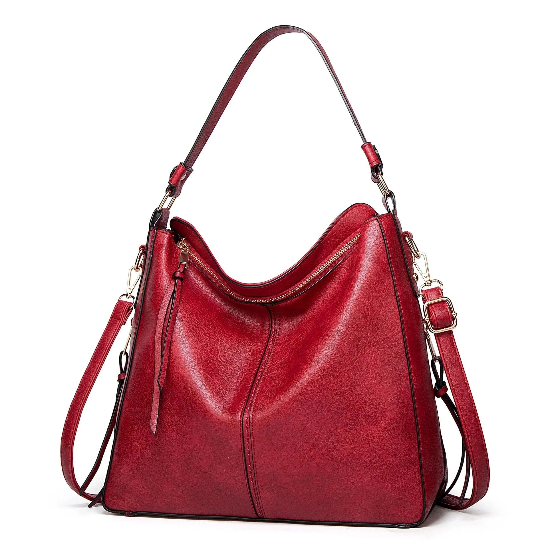 Latest Style Vintage pu Leather Tote Bag Shoulder Handbags for Women