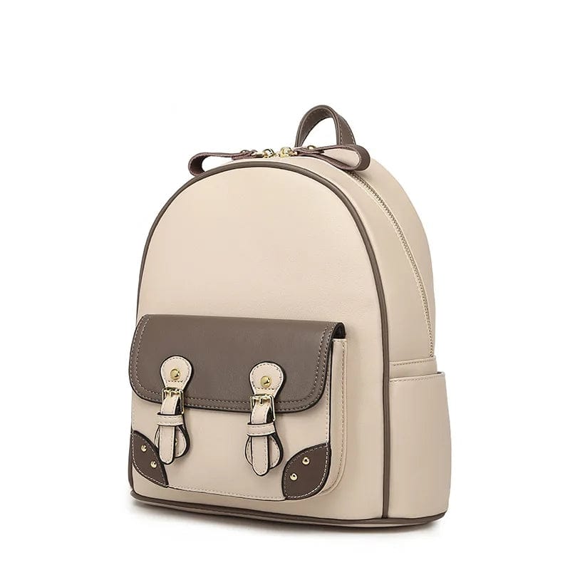 Leather Mini Backpack For Women Small Shoulder Bag Purse Cute School  College Bookbag