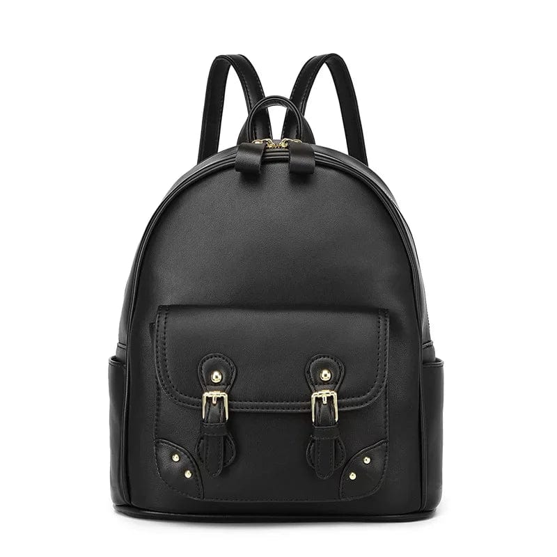 Leather Mini Backpack For Women Small Shoulder Bag Purse Cute School  College Bookbag