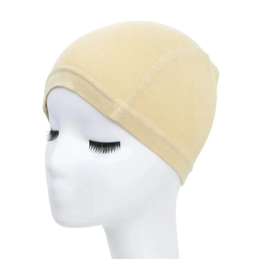 Lenaqueen Cancer Headwear for Women Bamboo Wig Cap Hat Liner Chemo Moisture Bald Cap Soft Breathable Bamboo Wigs Grip Cap