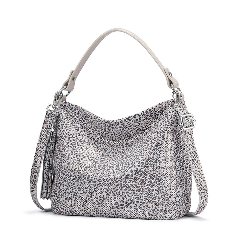 Leopard print 2022 REALER Dropshipping Shoulder Crossbody Bags Ladies Totes Hand bags custom Hobo bags Genuine Leather women handbags