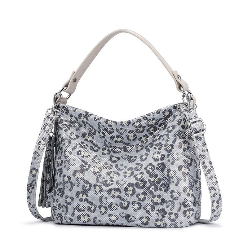 leopard print 3 2022 REALER Dropshipping Shoulder Crossbody Bags Ladies Totes Hand bags custom Hobo bags Genuine Leather women handbags