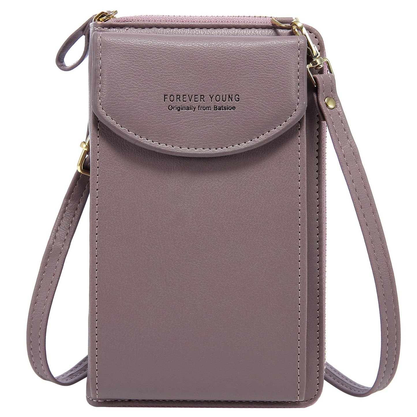 light purple-VYUB1879JF13M LOVEVOOK amazon ladies hot sale small PU leather Phone Bag with Credit Card Slots purses women leather wallets