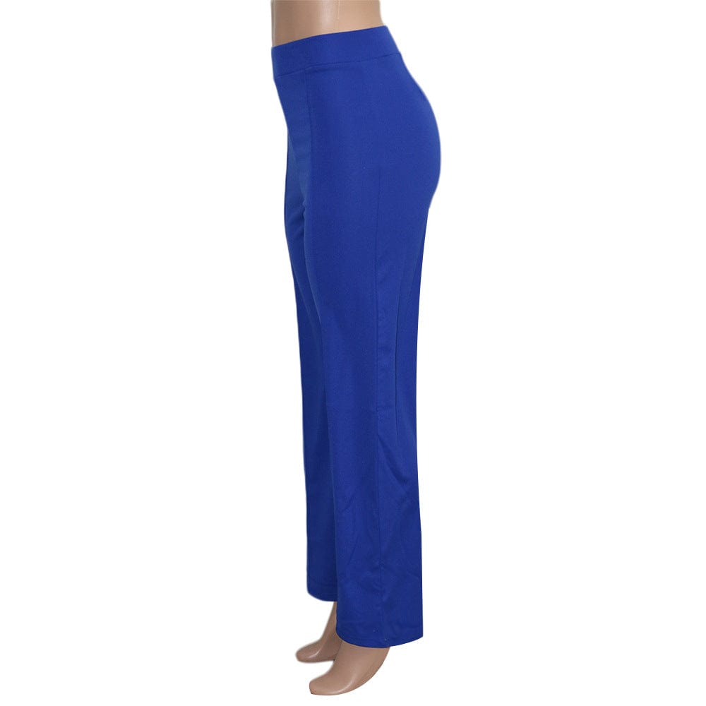 Liu Ming Autumn Women Elegant 2023 New Arrivals High Waist Ladies Long Trousers Flared Pants