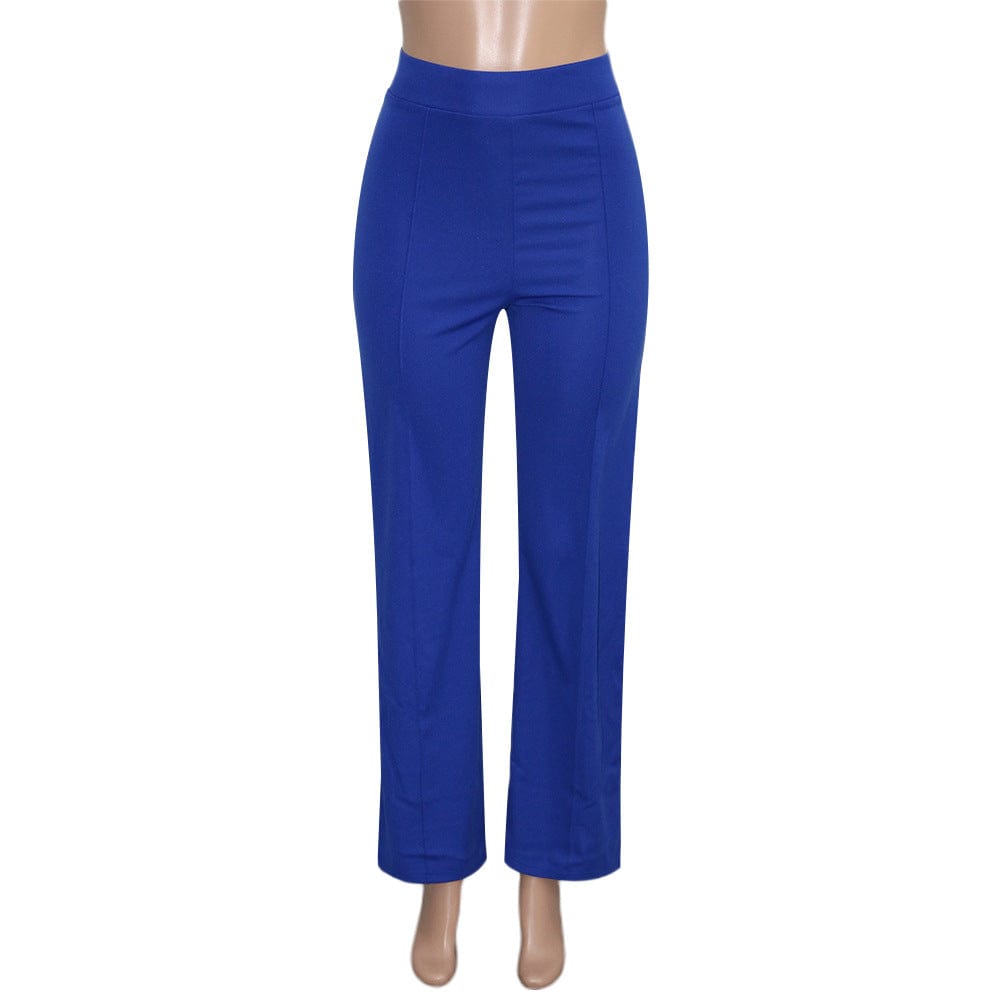 Liu Ming Autumn Women Elegant 2023 New Arrivals High Waist Ladies Long Trousers Flared Pants