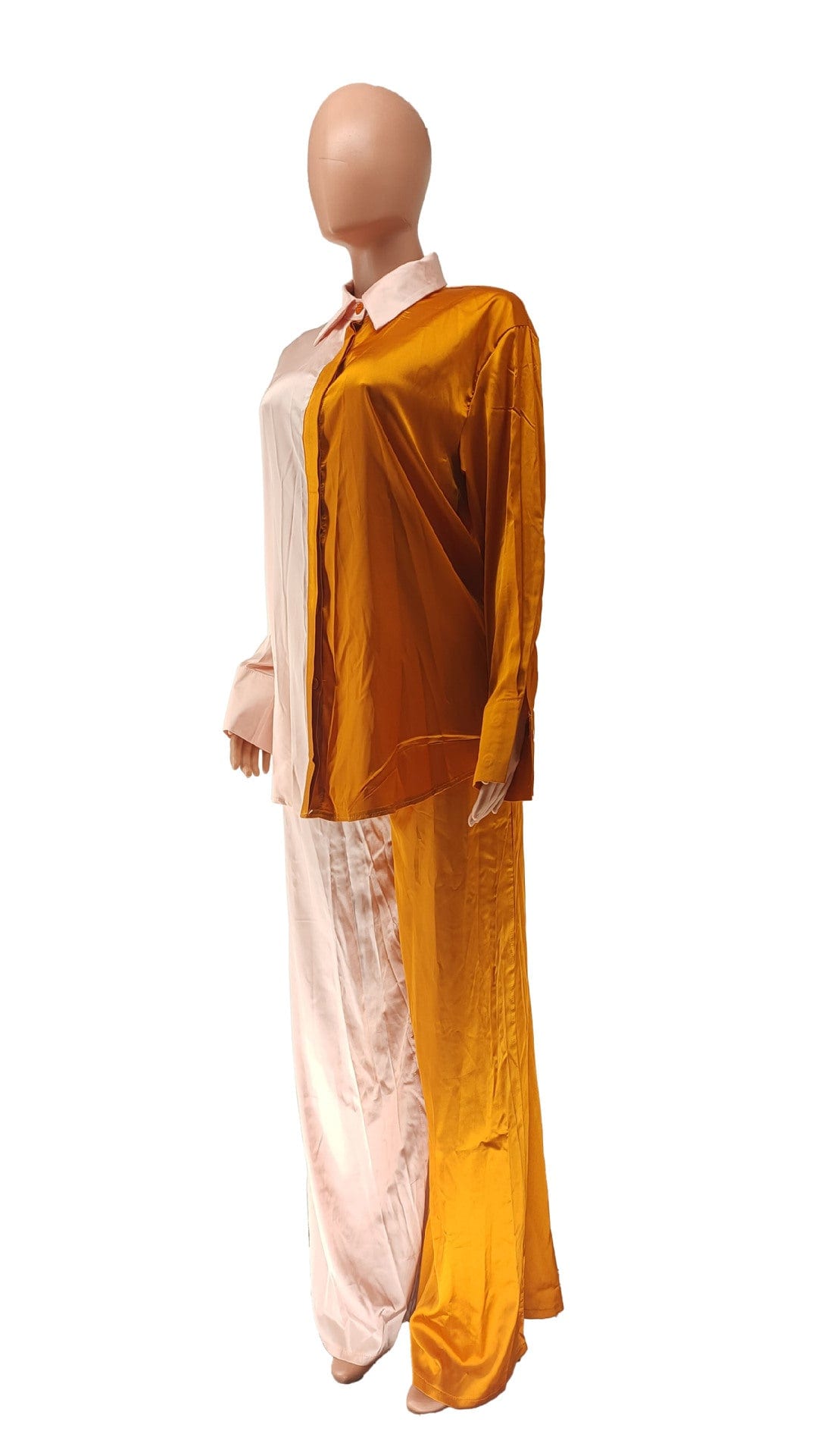 Liu Ming Fall Women Elegant 2023 New Product 2 Piece Outfits Long Sleeve Shirt Pants Suit