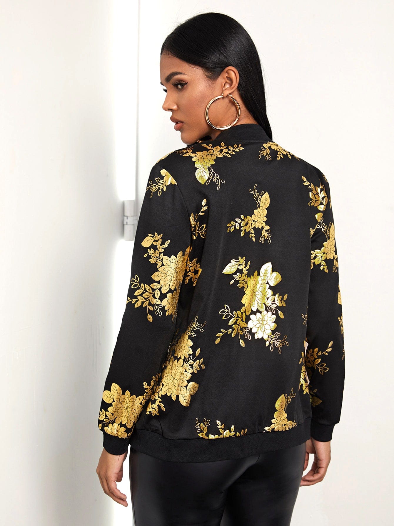 Liu Ming Fashion Women Casual 2023 New Arrivals Letter Printed Windbreaker Baseball Jacket Coat