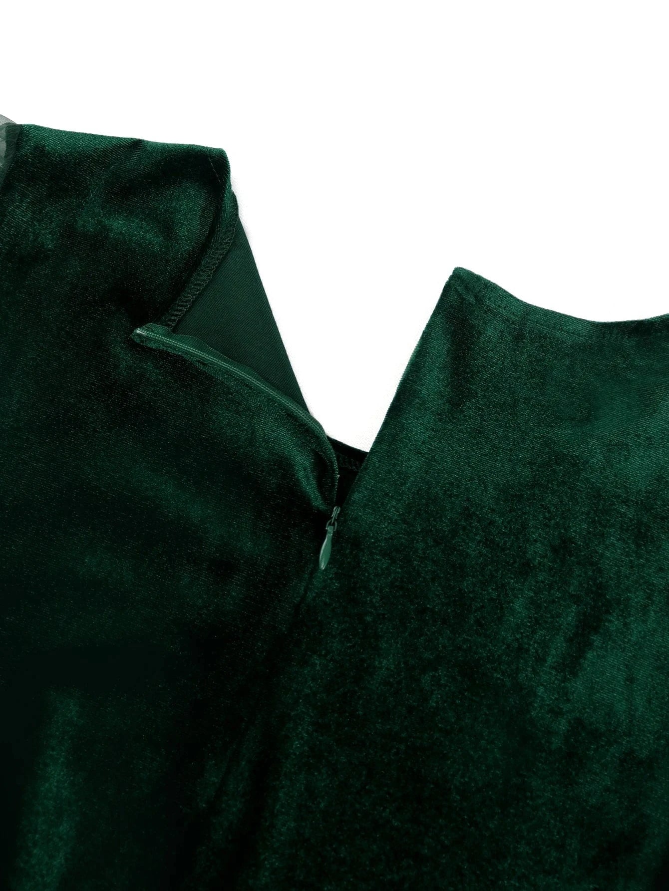 Long Mesh Lantern Sleeve Waist Velvet Beading Women Plus Size Dresses