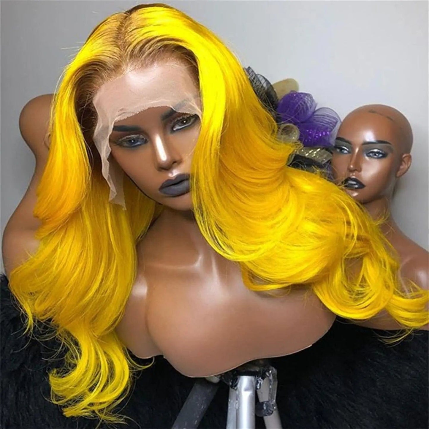 Long Straight Pink full lace Wig