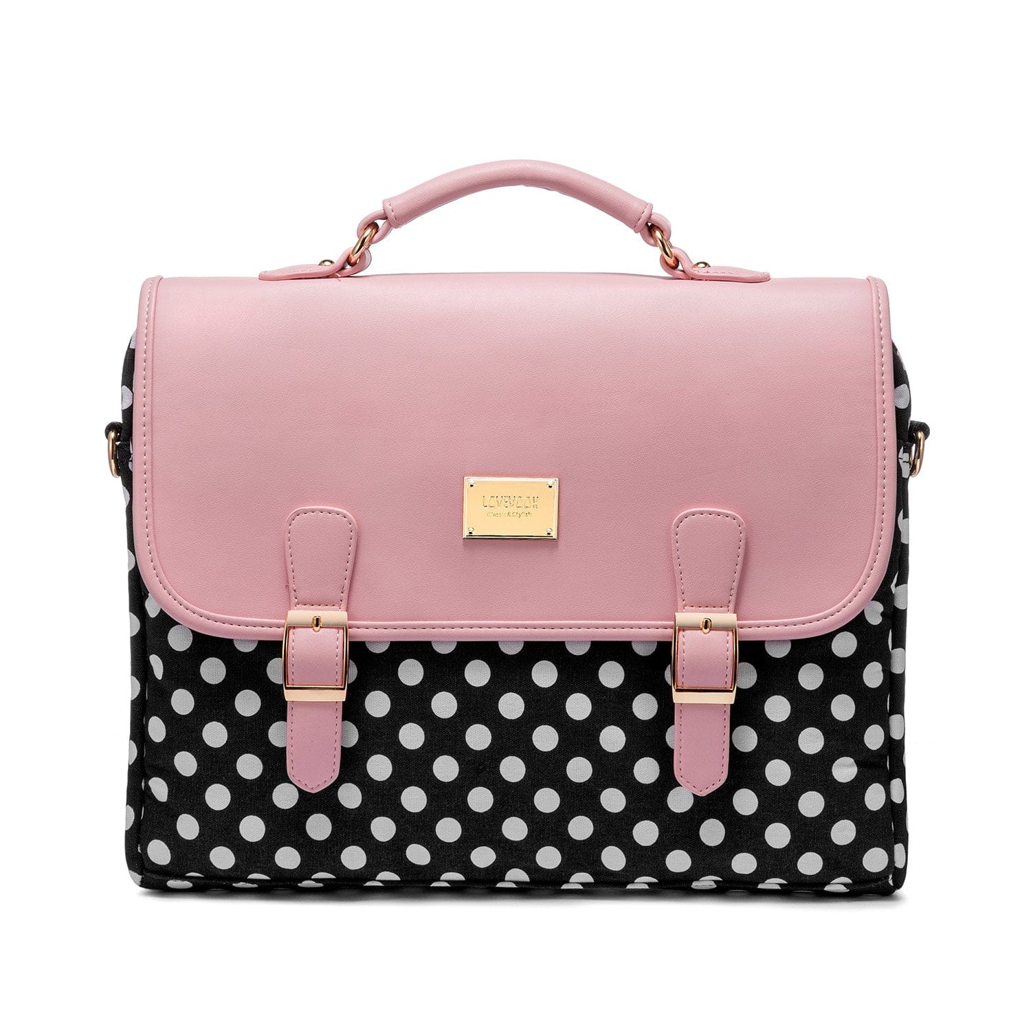 Lovevook 15.6 and 14 inch laptop bags women fashion canvas shoulder bag large capacity ladies laptop bags