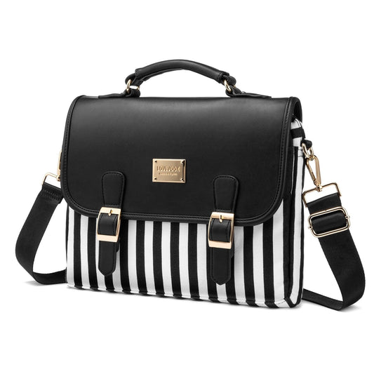 Lovevook 15.6 and 14 inch laptop bags women fashion canvas shoulder bag large capacity ladies laptop bags