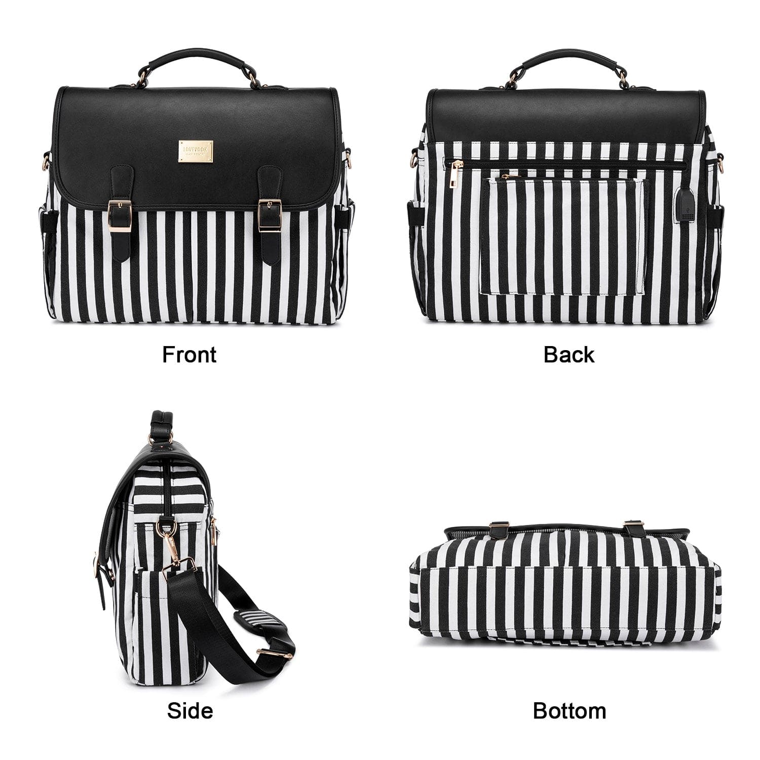 Lovevook 15.6 inch laptop handbags messenger bags crossbody ladies office hand bag shoulder satchel bags for women