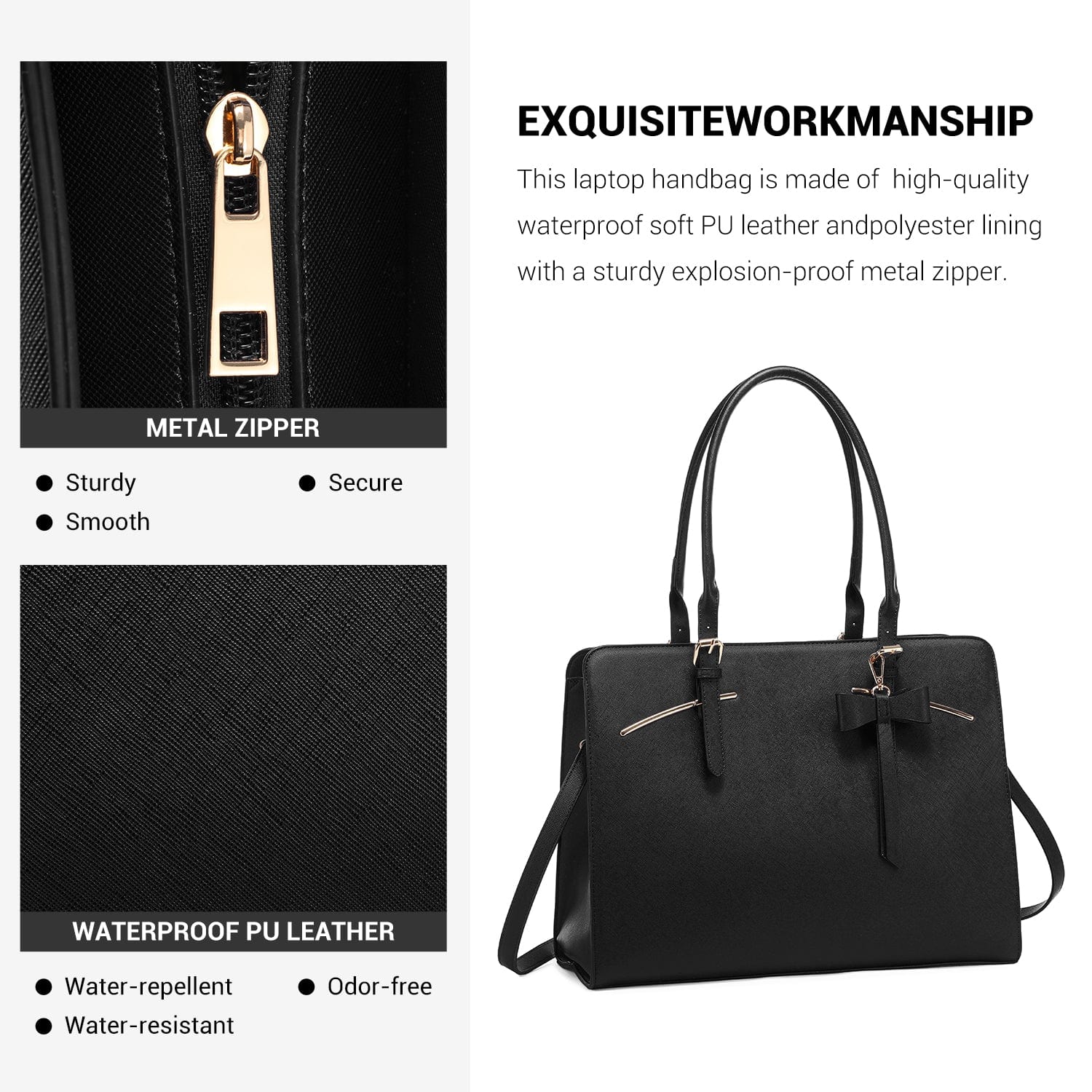 LOVEVOOK 2022 Ladies Handbags Laptop Work Shoulder Tote Computer Bags Pu Leather Women Briefcase Laptop Bags
