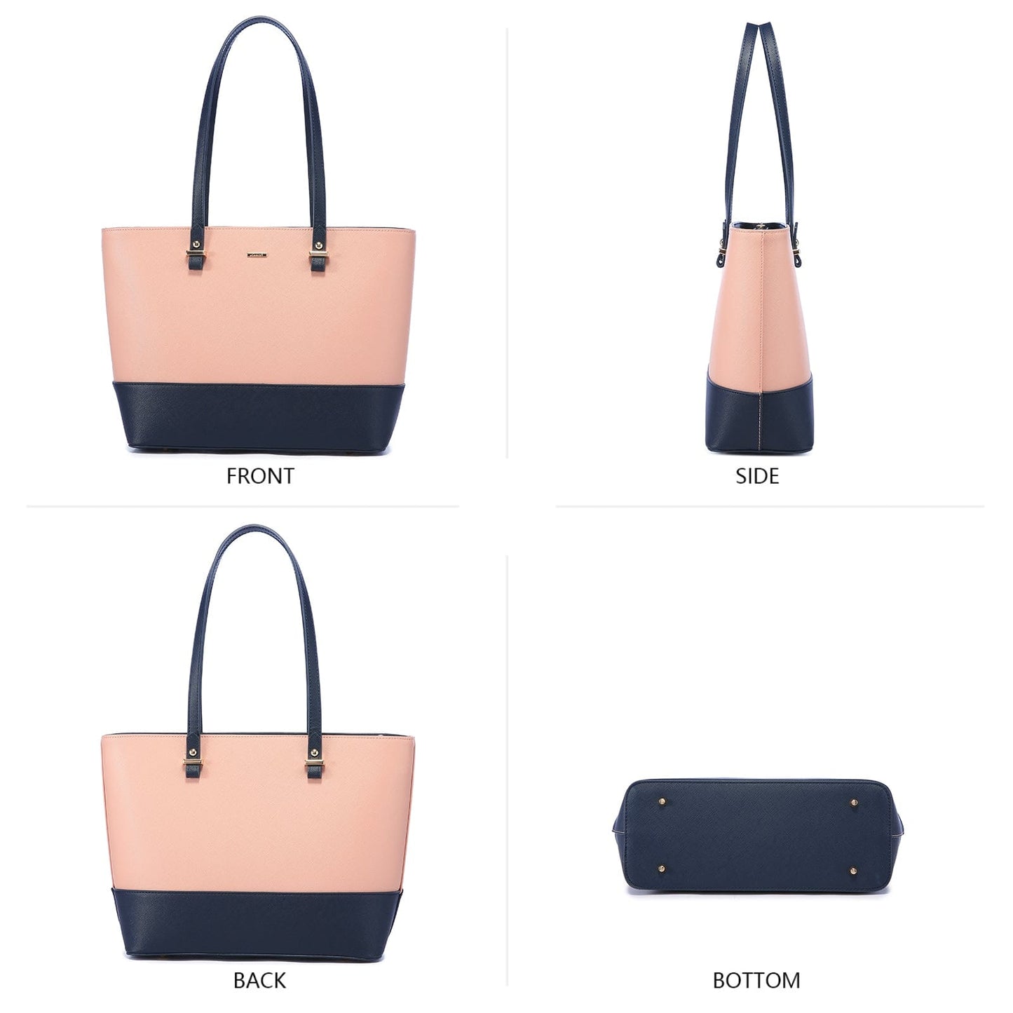LOVEVOOK 2022 Luxury Designer Leather Women's Purse and Handbags 3 in 1 Hand Bags Set Ladies Shoulder Tote Bag Women Handbags