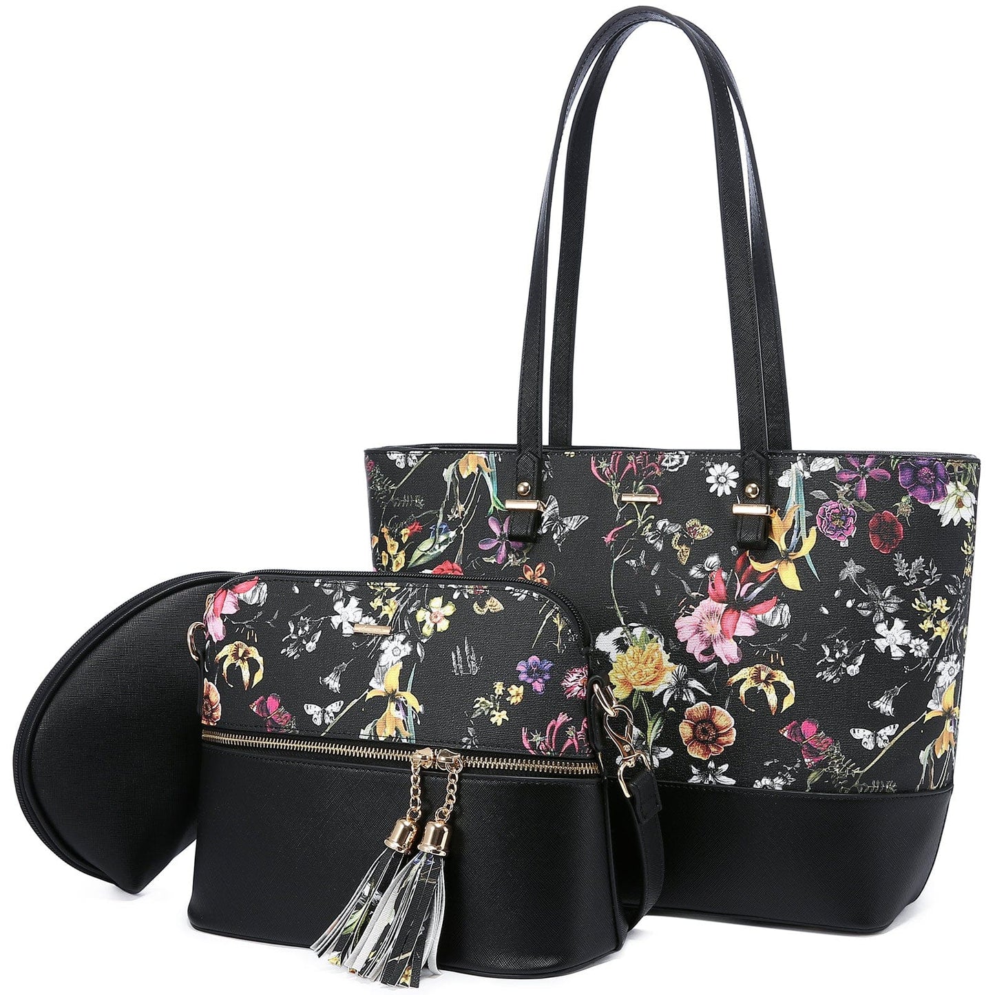 LOVEVOOK 2022 wholesale PU leather womens handbags set large office hand bags ladies shoulder tote bag women purses and handbags