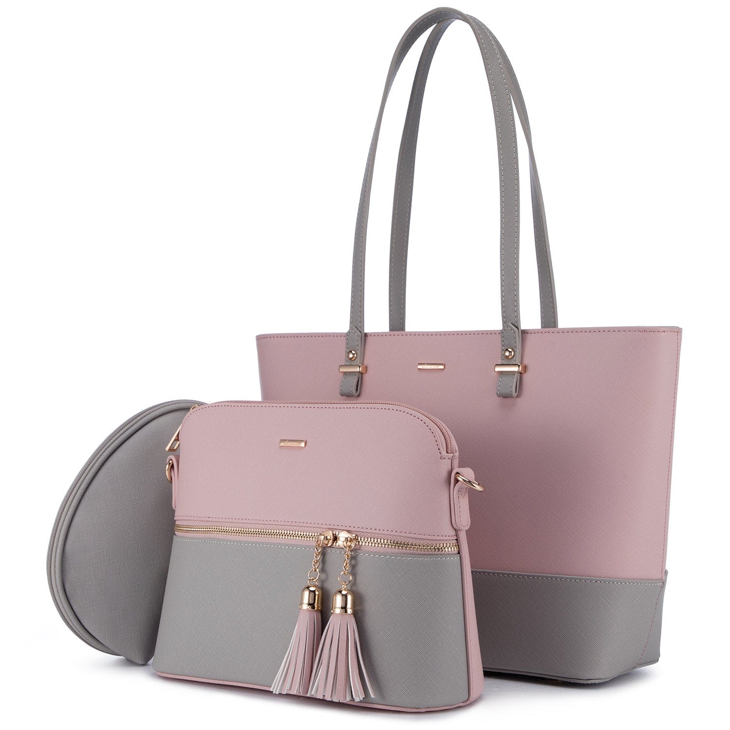 LOVEVOOK 2022 wholesale PU leather womens handbags set large office hand bags ladies shoulder tote bag women purses and handbags