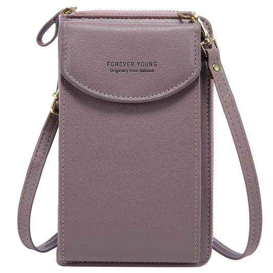 LOVEVOOK amazon ladies hot sale small PU leather Phone Bag with Credit Card Slots purses women leather wallets