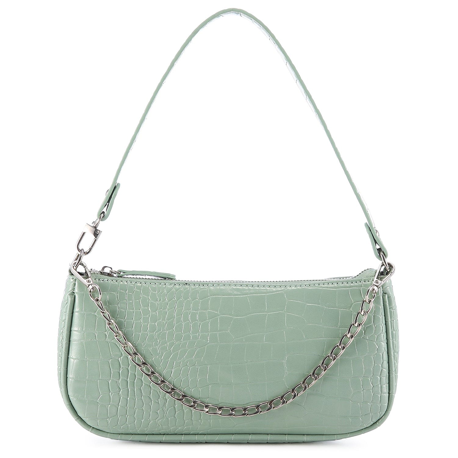 LOVEVOOK Crocodile Pattern PU leather Small Purse for Women Retro Classic Tote HandBag Ladies Shoulder Clutch Purse Bags