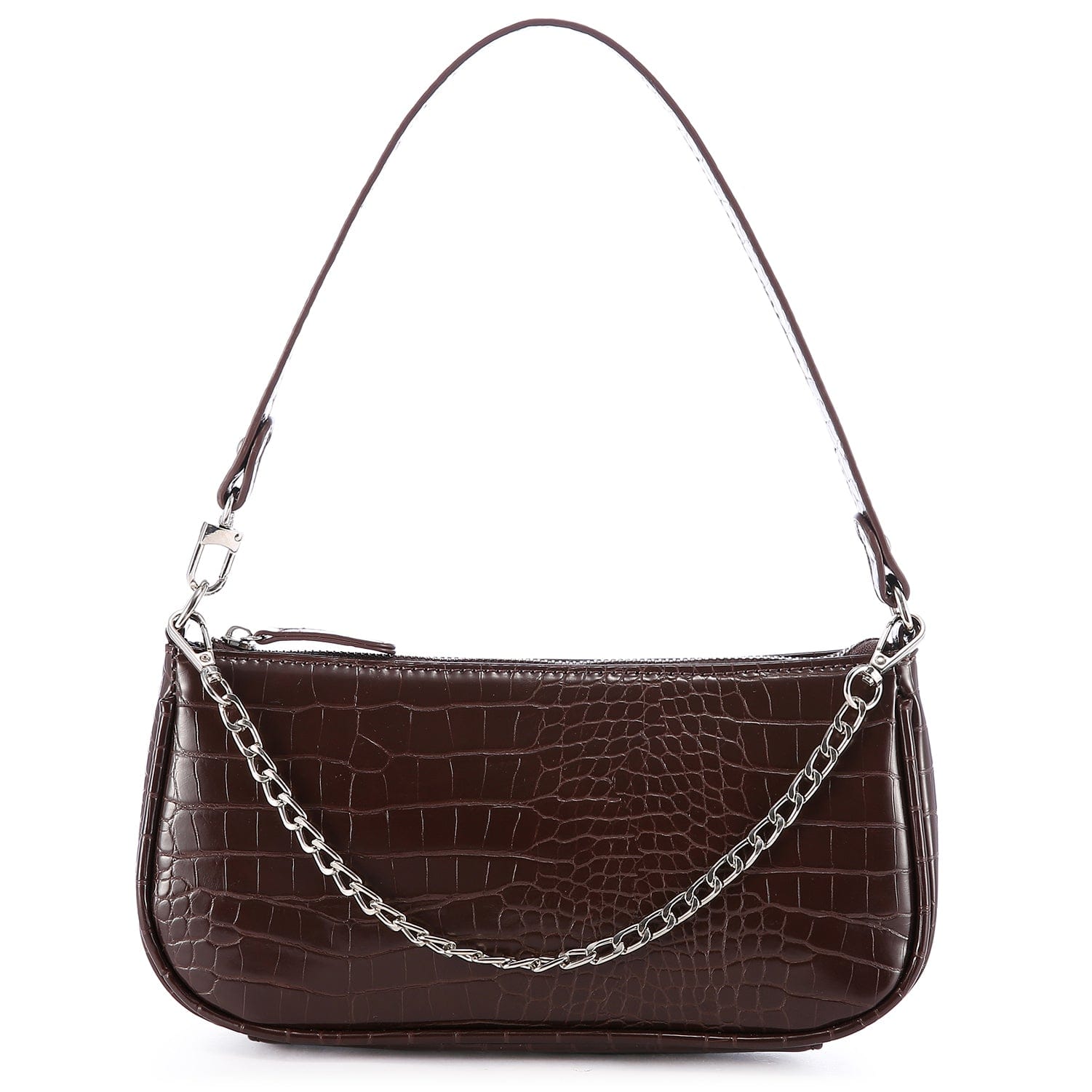 LOVEVOOK Crocodile Pattern PU leather Small Purse for Women Retro Classic Tote HandBag Ladies Shoulder Clutch Purse Bags