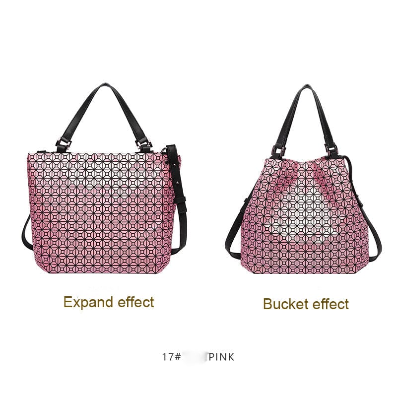 LOVEVOOK fashion geometric folding bag Boutiques ladies handbags Drop shipping geometric women Bucket bag