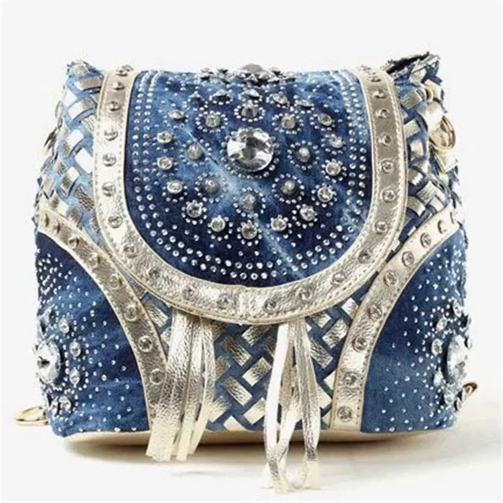 Luxury Bags Women Handbags Trendy Women Canvas Handmade Weave Leather Tote Handbags Diamond Messenger Bags  Women Shoulder Bags