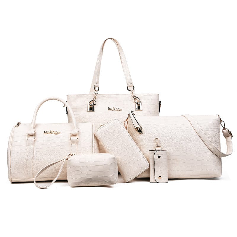 Luxury Brand Composite Bags 6 Piece Set Ladies Handbag And Purse Shoulder Tote Bags For Women Bags Set Handbags