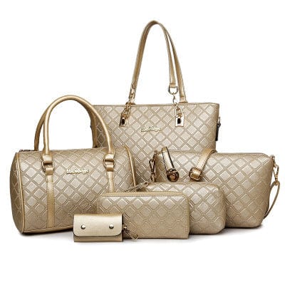 Luxury Brand Composite Bags 6 Piece Set Ladies Handbag And Purse Shoulder Tote Bags For Women Bags Set Handbags